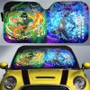 Guy And Kakashi Car Sunshade Custom Characters Car Accessories