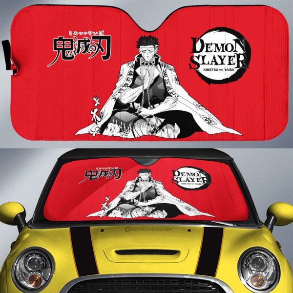 Gyomei Himejima Car Sunshade Custom Car Accessories Manga Style For Fans