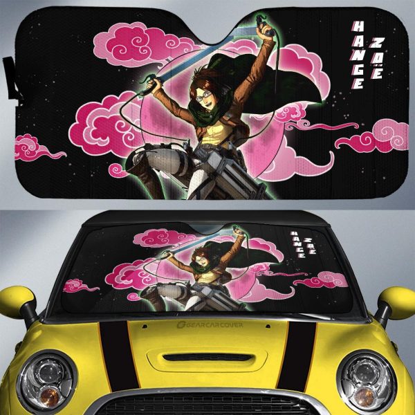 Hange Zoe Car Sunshade Custom Attack On Titan Anime