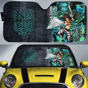 Hange Zoe Car Sunshade Custom Attack On Titan Car Accessories