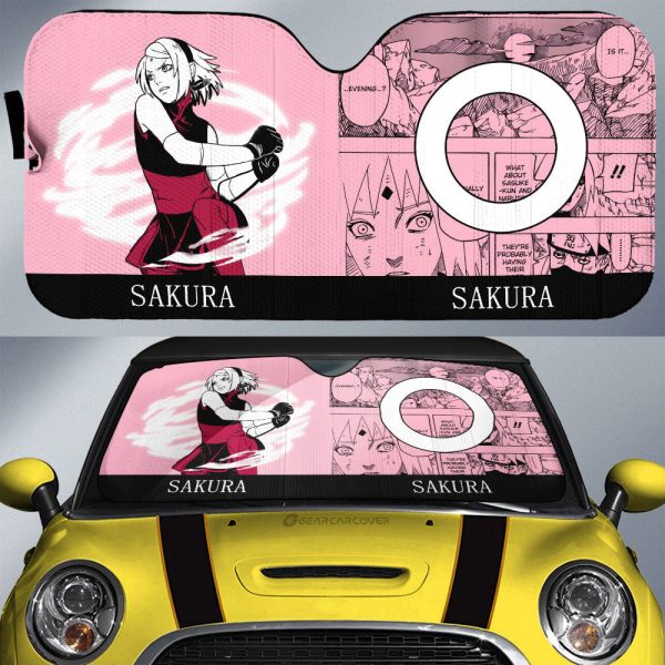 Haruno Sakura Car Sunshade Custom Car Accessories Manga Color Style