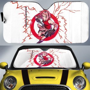 Haruno Sakura Car Sunshade Custom For Anime Fans