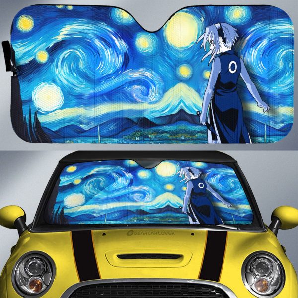 Haruno Sakura Car Sunshade Custom Starry Night Styles