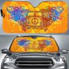 Hippie Van Car Sunshade Custom Car Accessories