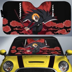 Hollow Ichigo Car Sunshade Custom Bleach Anime Car Accessories