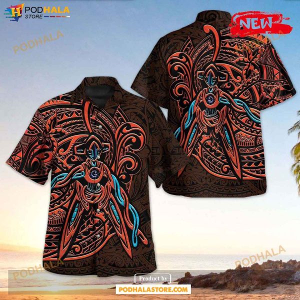 Hoopa Polynesian Design Hawaiian Shirt