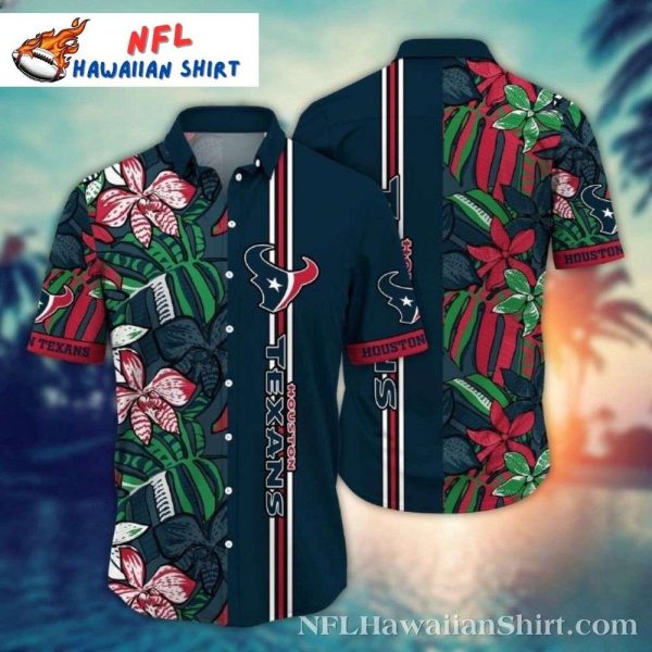 Houston Texans Exotic Leafage Hawaiian Shirt – Bold Green Strategy