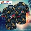 Houston Texans Starry Palm Nightfall Hawaiian Shirt – Cosmic Tropics Edition