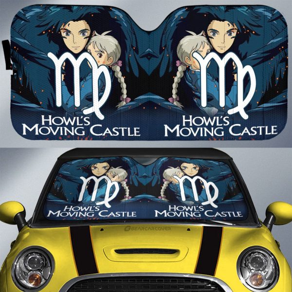 Howl's Moving Castle Car Sunshade Custom Car Accessories