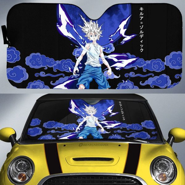 Hunter x Hunter Anime Killua Zoldyck Car Sunshade Custom Car Accessories