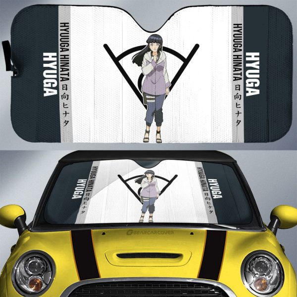 Hyuuga Hinata Car Sunshade Custom Anime Car Accessories