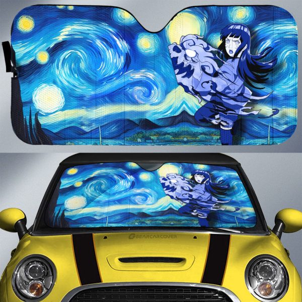 Hyuuga Hinata Car Sunshade Custom Starry Night Styles