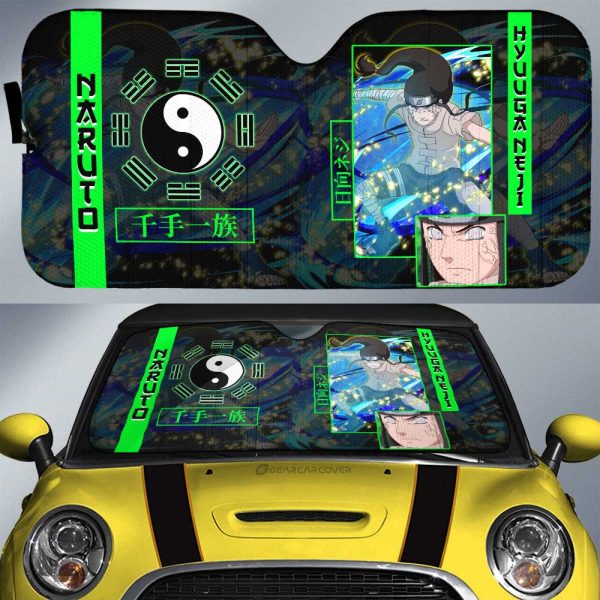 Hyuuga Neji Car Sunshade Custom Anime Car Accessories