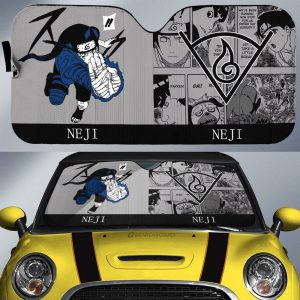 Hyuuga Neji Car Sunshade Custom Anime Car Accessories Manga Color Style