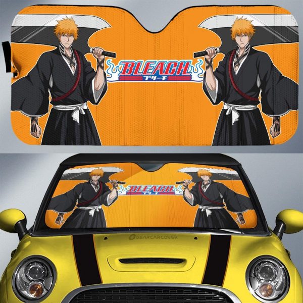 Ichigo Kurosaki Car Sunshade Custom Bleach