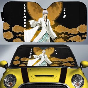 Ichimaru Gin Car Sunshade Custom Bleach Anime Car Accessories