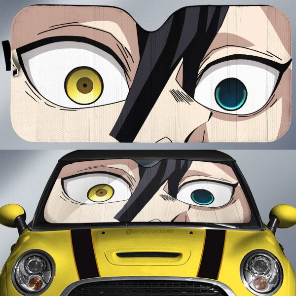 Iguro Obanai Car Sunshade Custom Demon Slayer Anime Car Accessories For Fans