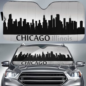 Illinois Chicago Skyline Car Sunshade Custom Car Accessories