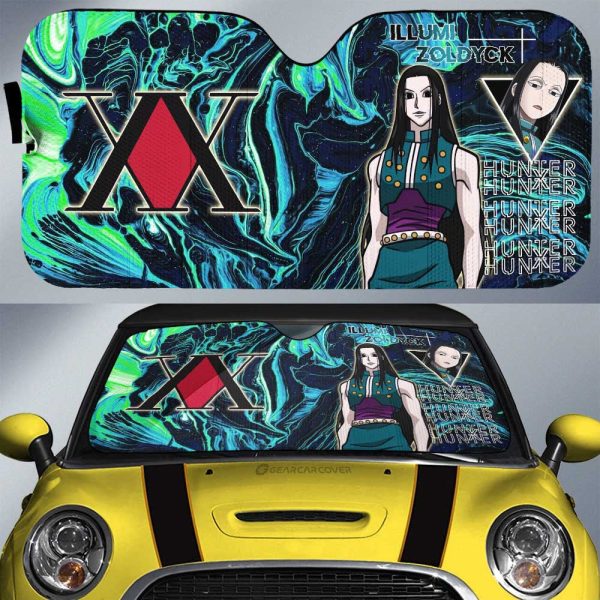 Illumi Zoldyck Car Sunshade Custom Car Accessories