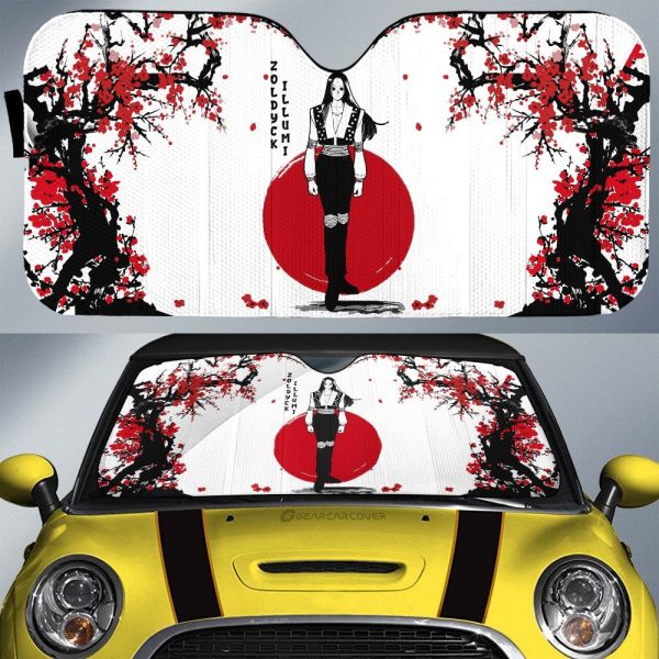 Illumi Zoldyck Car Sunshade Custom Japan Style Car Accessories