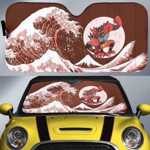 Incineroar Car Sunshade Custom Pokemon Car Accessories