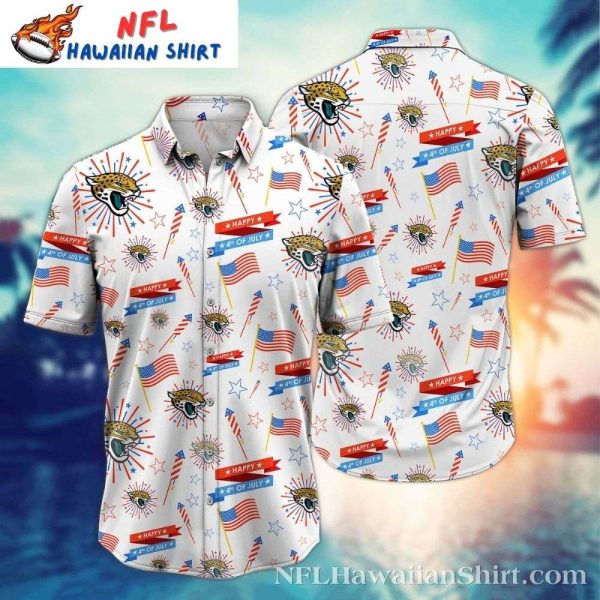 Independence Day Celebration Jacksonville Jaguars Shirt – Fourth Of July Fireworks