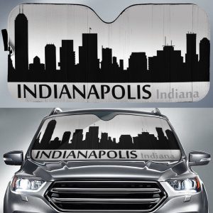 Indiana Indianapolis Skyline Car Sunshade Custom Car Accessories