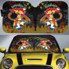 Infernape Car Sunshade Custom Tie Dye Style Anime Car Accessories