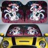 Infernape Car Sunshade Custom Tie Dye Style Anime Car Accessories