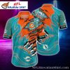 Inferno Wave Miami Dolphins Hawaiian Shirt – Fiery Fan Fashion