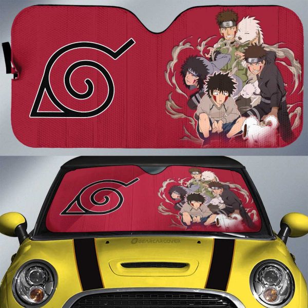 Inuzuka Kiba Car Sunshade Custom Anime Car Accessories For Fans