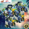 Island Bloom Titans Game – Parrot Design Tennessee Titans Hawaiian Shirt