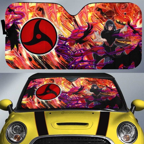 Itachi Car Sunshade Custom Sharingan Eye Car Accessories