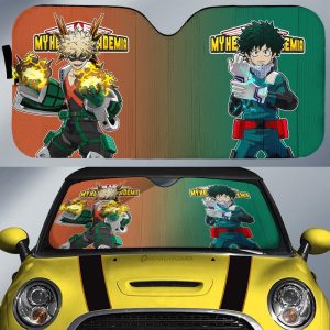 Izuku And Katsuki Car Sunshade Custom Main Heros