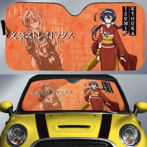 Izumi Kyouka Zero Car Sunshade Custom Bungou Stray Dogs Anime Car Interior Accessories