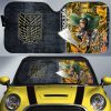 Jean Kirstein Car Sunshade Custom Attack On Titan Car Accessories