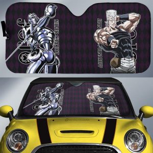 Jean Pierre Polnareff Car Sunshade Custom Bizarre Adventure Car Accessories