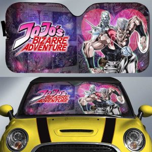 Jean Pierre Polnareff Car Sunshade Custom Galaxy Manga JJBA Anime