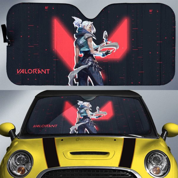 Jett Car Sunshade Custom Valorant Agent