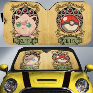 Jigglypuff Car Sunshade Custom Car Interior Accessories