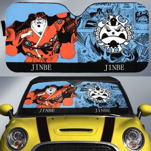 Jinbe Car Sunshade Custom Car Accessories Manga Style