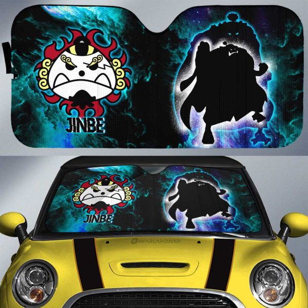 Jinbe Car Sunshade Custom One Piece Anime Silhouette Style