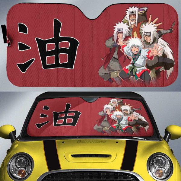 Jiraiya Car Sunshade Custom Anime Car Accessories For Fans