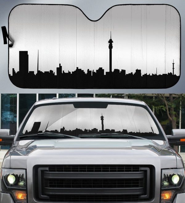 Johannesburg Skyline Car Sunshade Custom Car Accessories