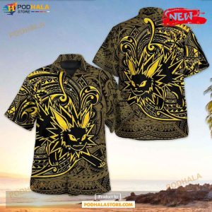 Jolteon Polynesian Design Hawaiian Shirt