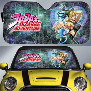 Jolyne Kuujou Car Sunshade Custom JJBA Anime Car Accessories Galaxy Style