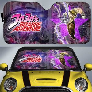 Joseph Joestar Car Sunshade Custom Galaxy Manga JJBA