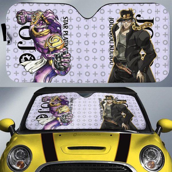 Joutarou Kuujou Car Sunshade Custom Bizarre Adventure Car Accessories