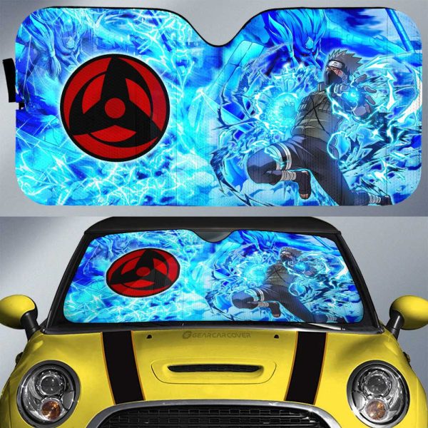 Kakashi Car Sunshade Custom Sharingan Eye Car Accessories