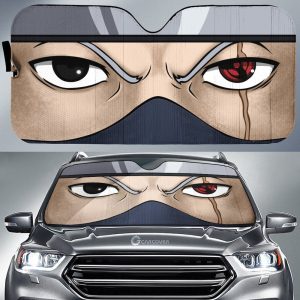 Kakashi Eyes Car Sunshade Custom Sharingan Car Accessories